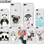 Fashion Animals Print Soft silicone TPU phone Cases